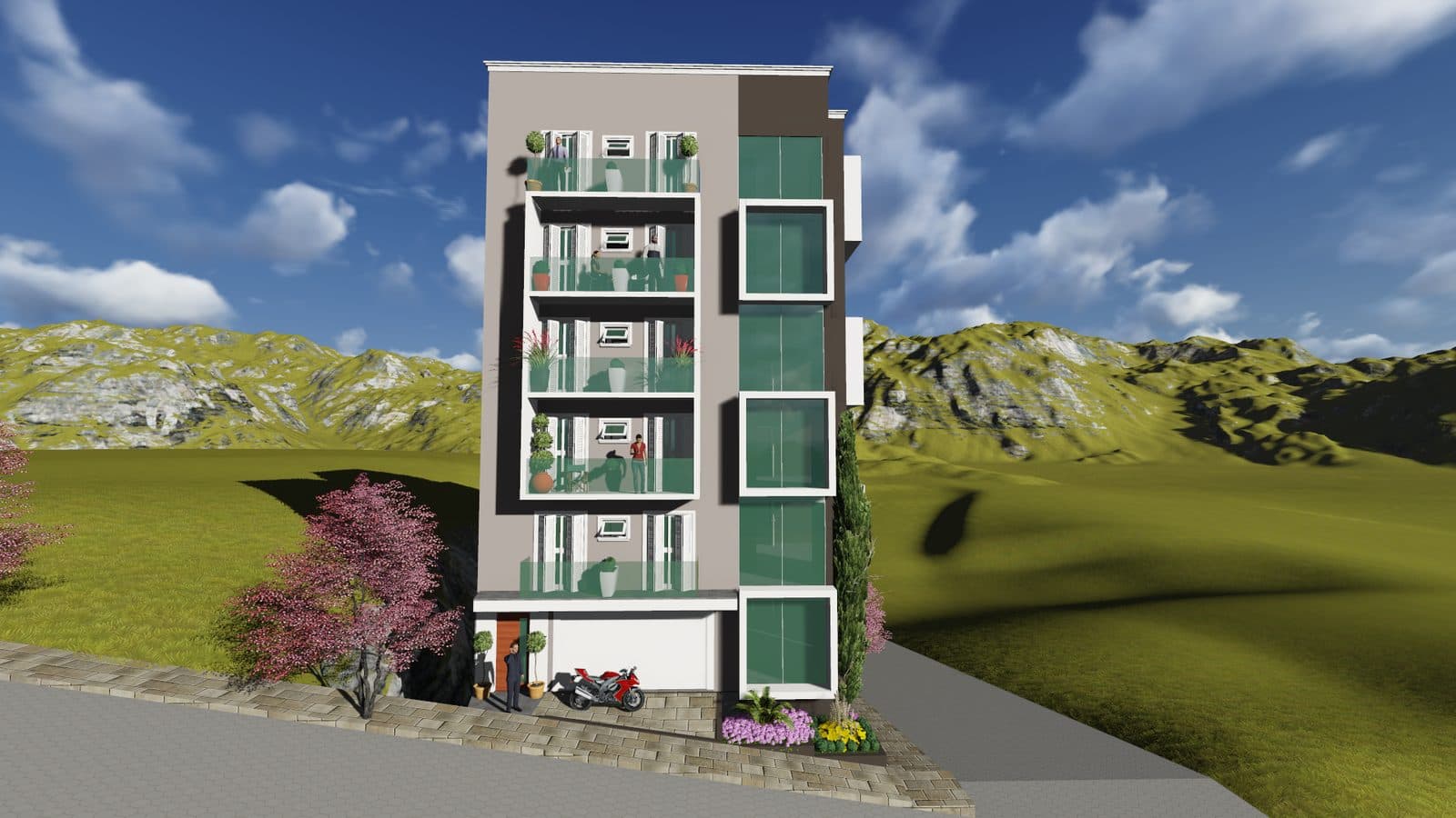 Edfício residêncail contemporâneo - Borda da Mata MG 2