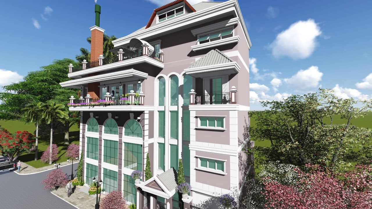 Edifício classico Nordico. - Borda da Mata MG. 2