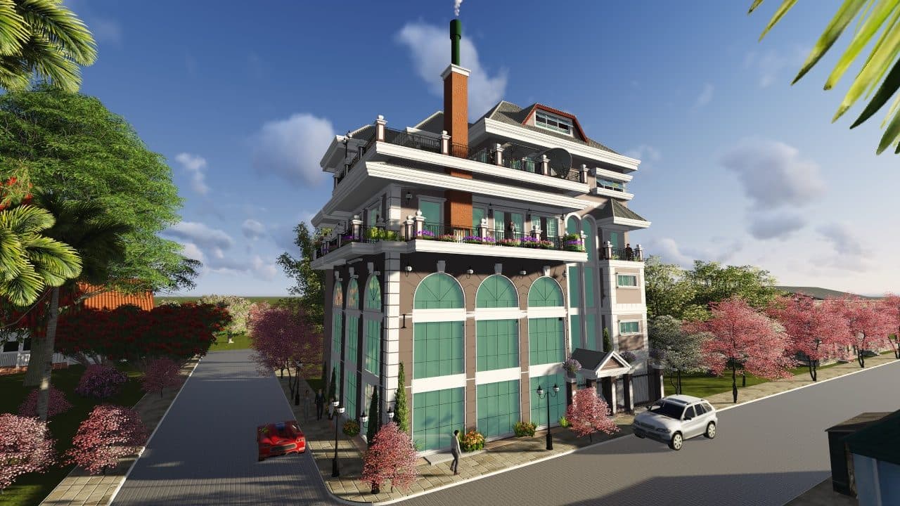 Edifício classico Nordico. - Borda da Mata MG. 18